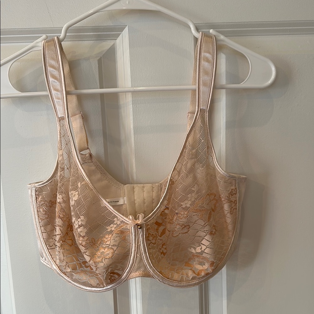 Elegant Lace Beige Bra